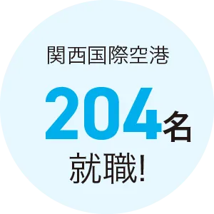 関西国際空港204名就職