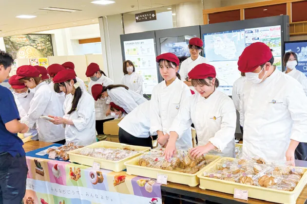 地元の食材を使った商品開発